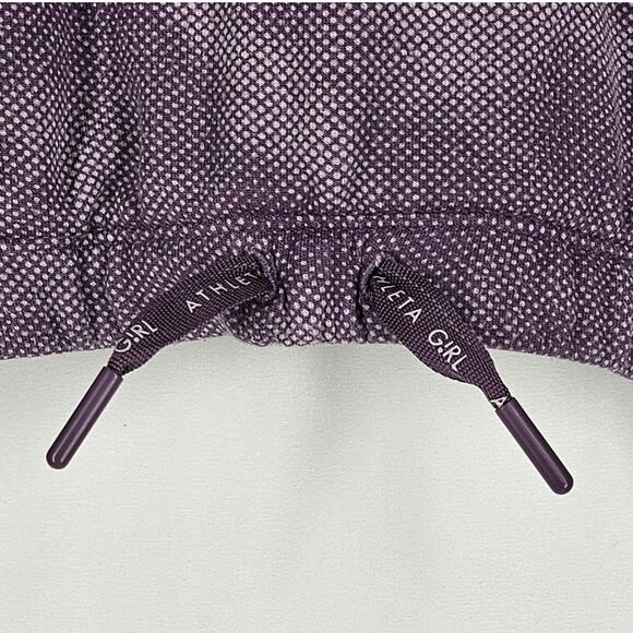 ATHLETA GIRL IN YOUR ZONE PURPLE MODAL BLEND HOODIE SWEATSHIRT - SIZE LARGE (12) - Picture 4 of 8